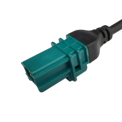 Z Code Female To HSL HSD Cable Assembly 4 Pin For Auto Wire Harness