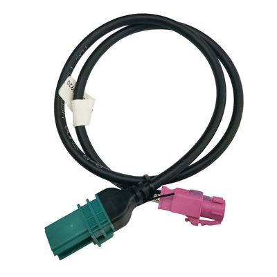 Z Code Female To HSL HSD Cable Assembly 4 Pin For Auto Wire Harness