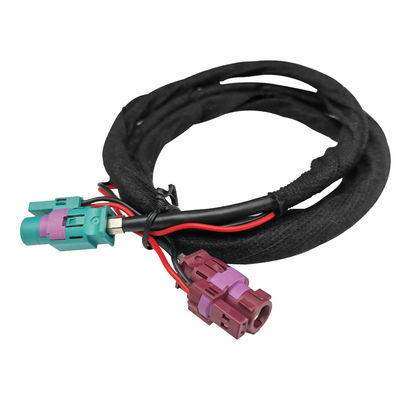IEE 1394 Code Z HSD Wire LVDS Cable Assemblies 4+2-Pin To D For Car