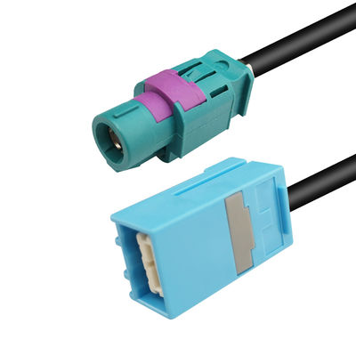 4 Pin Waterblue HSD Connector Wire , Audio LVDS GVIF Extension Cord Adapter