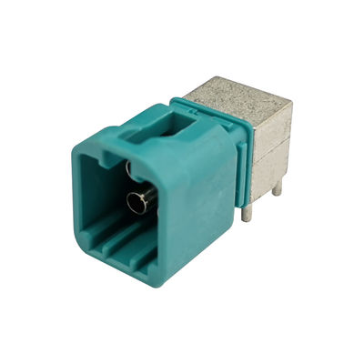 Right Angle 4 Pin Mini FAKRA Connector PCB Mount Multi Color