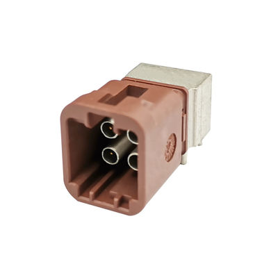 Right Angle 4 Pin Mini FAKRA Connector PCB Mount Multi Color
