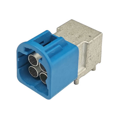 Right Angle 4 Pin Mini FAKRA Connector PCB Mount Multi Color