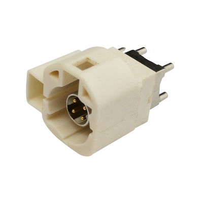 FAKRA HSD Connector B-Code White PCB Mount RF Coaxial Connector For GPS
