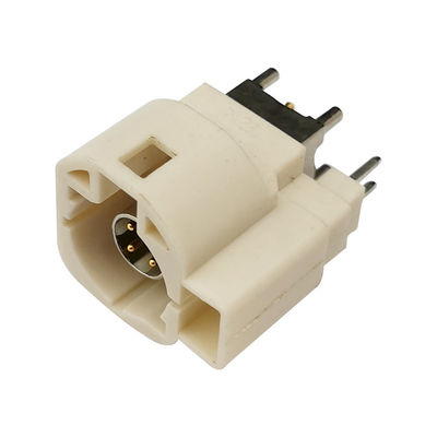 FAKRA HSD Connector B-Code White PCB Mount RF Coaxial Connector For GPS