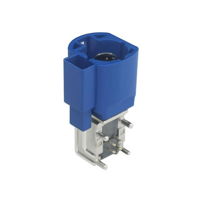 4+2Pin HSD PCB Mount Connector Code C Blue Color Plug Right Angle For Car