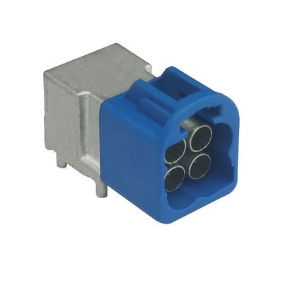 4Pin Code C Quad Mini Fakra Connector Right Angle Mini Fakra Connector For PCB