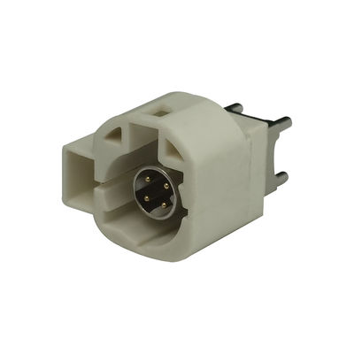 FAKRA HSD Connector White Color 4+2Pin Coaxial PCB/Panel Connector