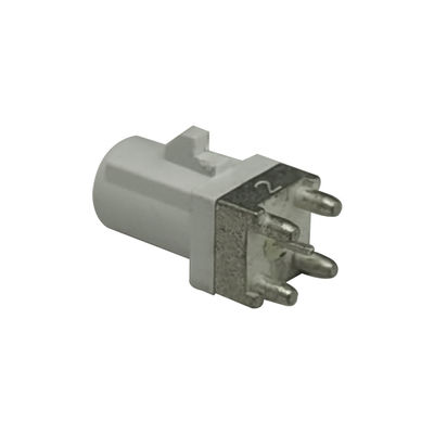FAKRA PCB Connector OEM&ODM B-Code White Color Single Port For Automotive