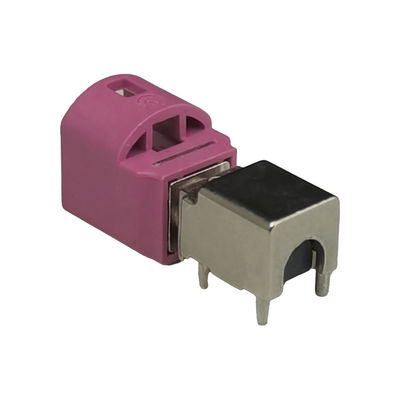 FAKRA HSD LVDS 4Pin 90 Degree PCB Mount Right Angle Coaxial Connector