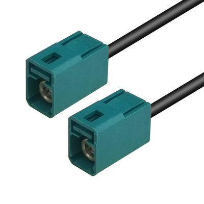 Z-Code FAKRA Coax Cable WaterBlue Color For In-Car Entertainment And Safety