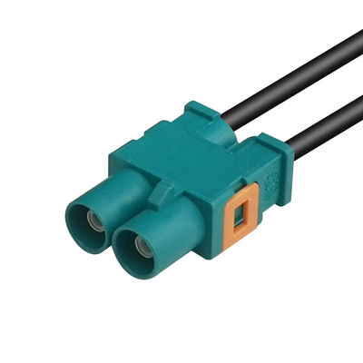 Dual FAKRA Cable Connector Plug Solution For Enhanced Vehicle Communication