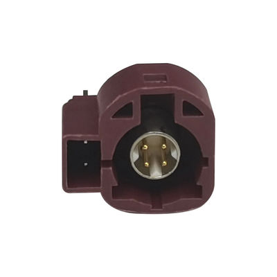 FAKRA HSD Automotive Connector 4+2 6Pin Vihicle LVDS For PCB Mounting Types