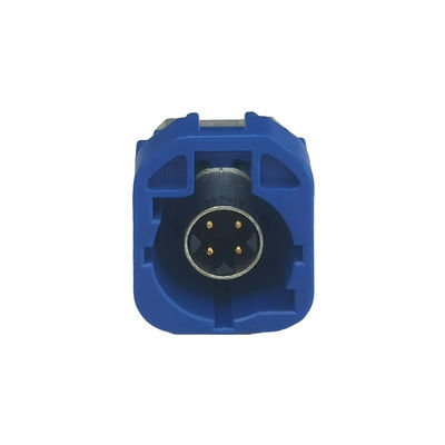 FAKRA HSD LVDS 4 Pin Connector C Code Straight Type For Car GPS Radio