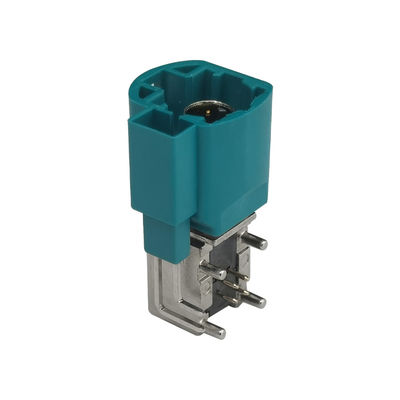 WaterBlue Color FAKRA HSD LVDS Connector 4+2Pin Z Code For LVDS Camera