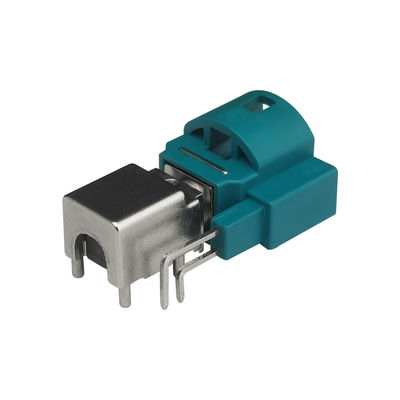 WaterBlue Color FAKRA HSD LVDS Connector 4+2Pin Z Code For LVDS Camera