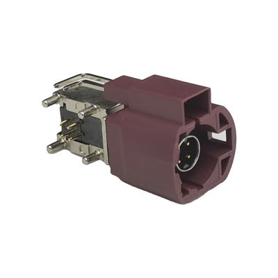 FAKRA HSD Connector 4+2Pin For Car GPS Telematics Or Navigation