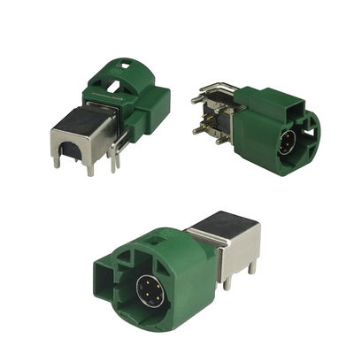 FAKRA HSD LVDS Connector 4+2Pin PCB Mount RF Connector for Auto GPS