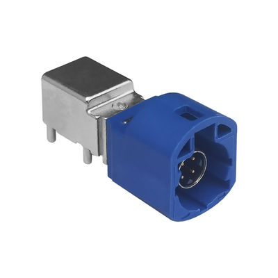 Automotive FAKRA HSD LVDS  4 Pin PCB Mount Right Angle Type Connector
