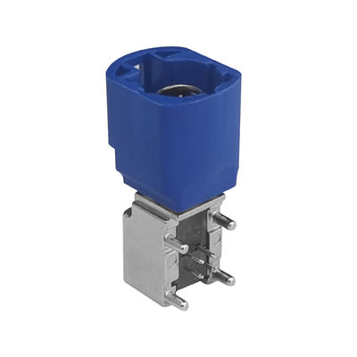 Automotive FAKRA HSD LVDS  4 Pin PCB Mount Right Angle Type Connector