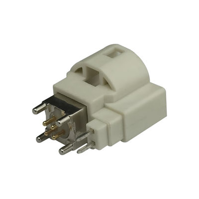 FAKRA HSD Connector White Color 4+2Pin Coaxial PCB/Panel Connector