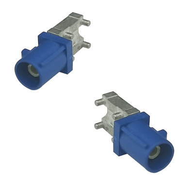 PCB Mount FAKRA C Connector Right Angle Connector For Radio GPS
