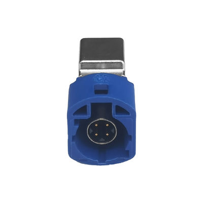 Automotive FAKRA HSD LVDS  4 Pin PCB Mount Right Angle Type Connector