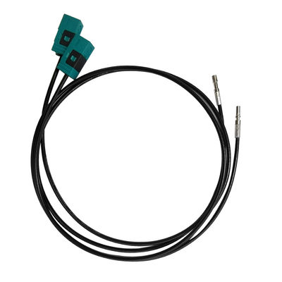 Water Blue Color FAKRA Extension Cable for High Frequency Applications