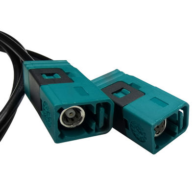 Water Blue Color FAKRA Extension Cable for High Frequency Applications